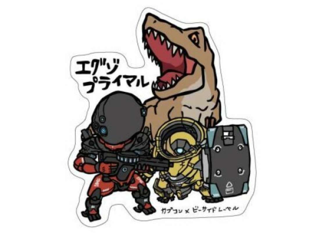 CAPCOM x B-Side LABEL Sticker Exoprimal Battle