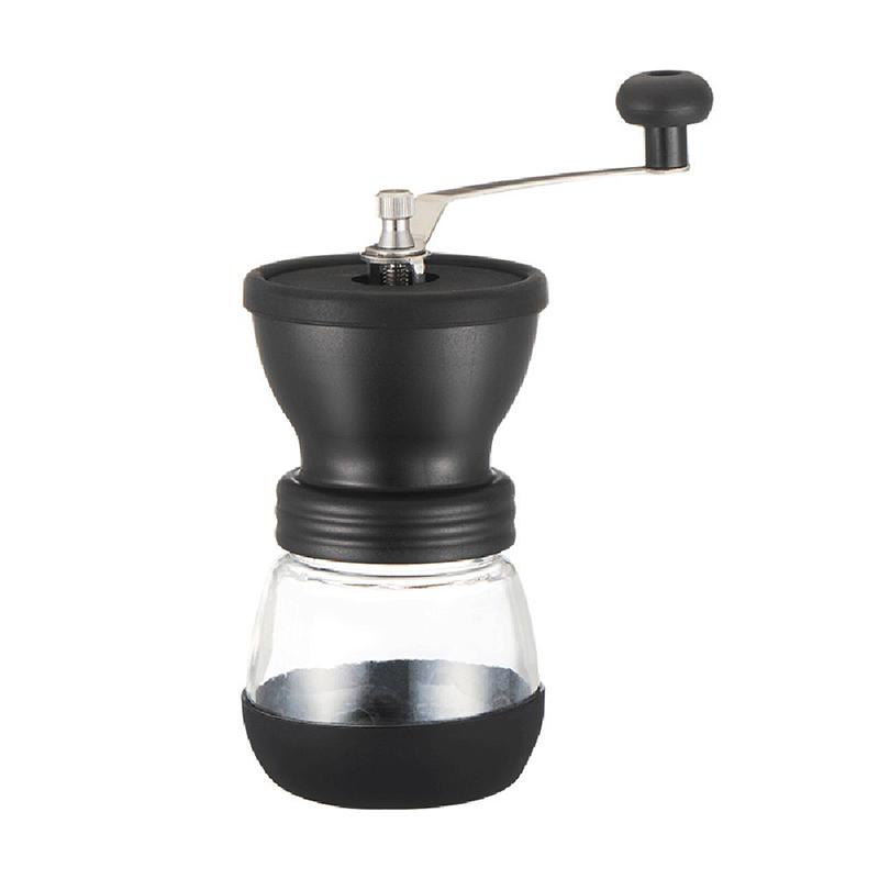 Unicoco Manual Coffee Grinder Brown Vintage Style Ceramic Coffee