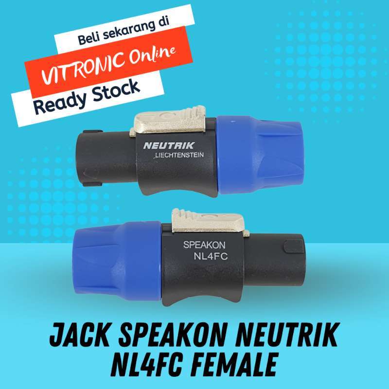 Harga jack speakon neutrik sales