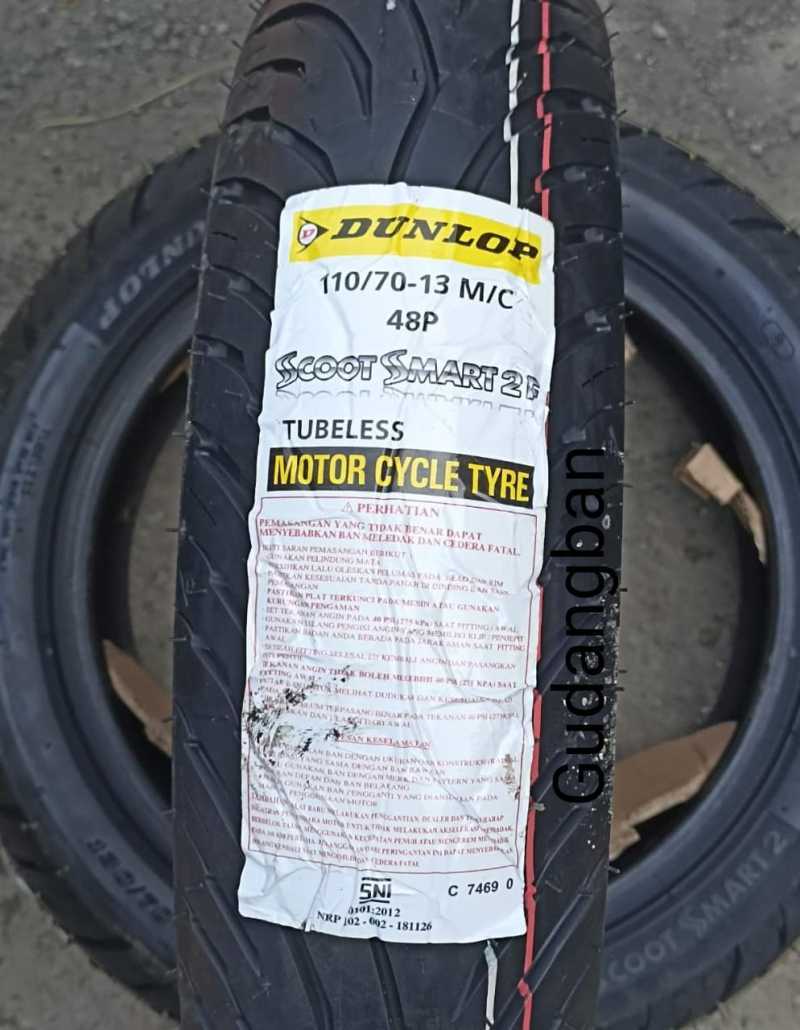 売れ筋がひ！ DUNLOP ダンロップ SCOOTSMART2 スクートスマート2 前後セット 110 70-13 MC 48P TL 130 63P 