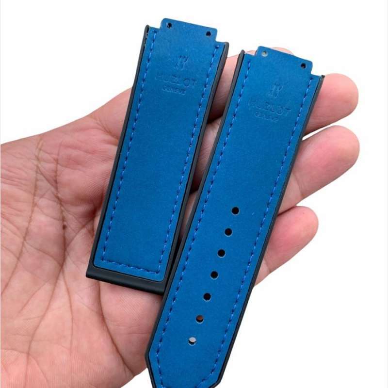Jual Strap Tali Jam Tangan Hublot big bang biru 24MM di Seller