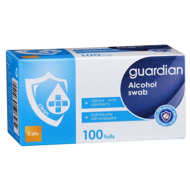 Guardian alcohol swab hotsell