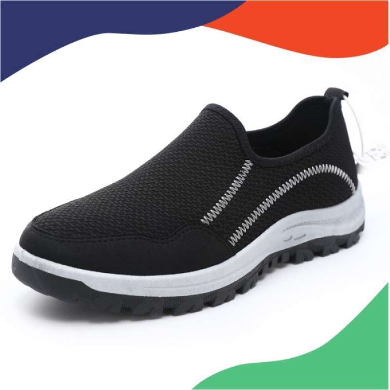 Jual Sepatu Slip On Olahraga Sepatu Pria Sport Running Shoes Mc603 41 Hitam Di Seller Vice Id Maleber maleer Kota Bandung Blibli