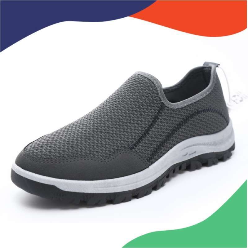 Jual Sepatu Slip On Olahraga Sepatu Pria Sport Running Shoes Mc603 43 Abu abu Di Seller Vice Id Maleber maleer Kota Bandung Blibli