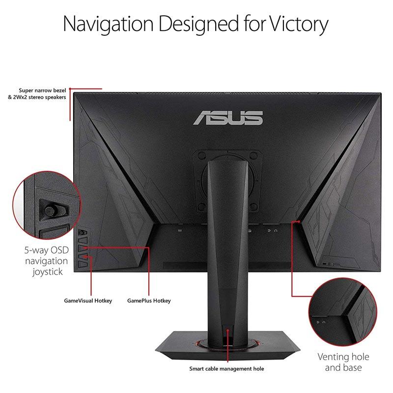 Jual Asus Vg279q Gaming Monitor 27 Inch Full Hd Ips 1ms Mprt 144hz Adaptive Sync Online Desember 2020 Blibli
