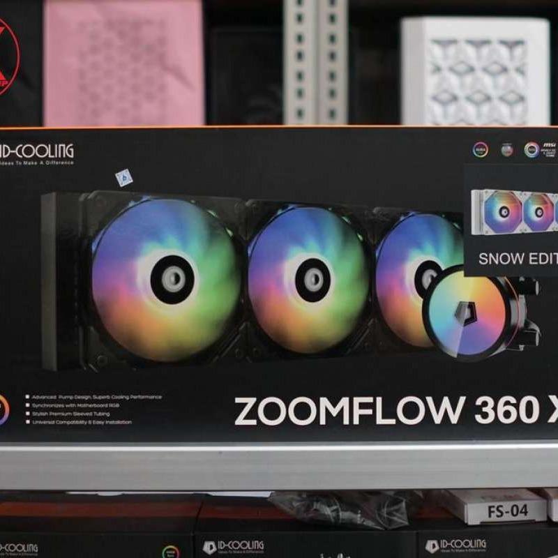 Jual Idcooling Zoomflow 360 Xt Snow Argb Aio Cpu Water Cooling Id