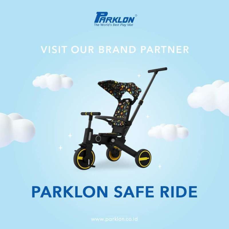 Parklon Saferide 7in1 Smart Folding Tricycle Baby Stroller