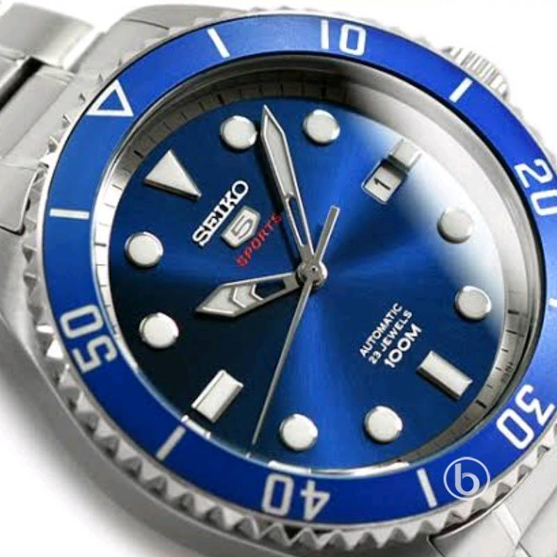 Promo Seiko 5 Sunray Dial Automatic Jam Tangan Pria SRPB 89K1