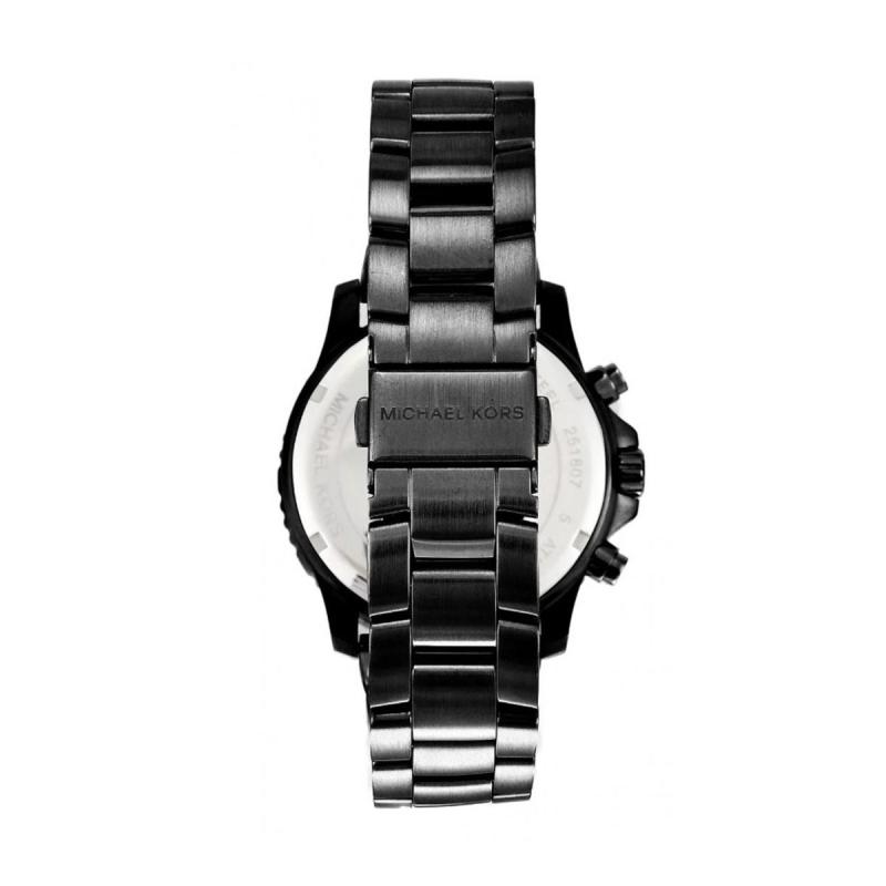 Jual Michael Kors MK8643 Theroux Chronograph Quartz Black Dial