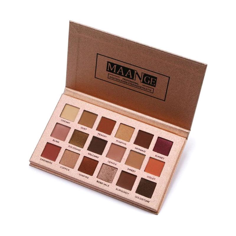 Jual Maange Pro Eyeshadow Palette Waterproof Long Lasting Matte Shimmer Eye Shadows 18 Color Online September 2020 Blibli Com