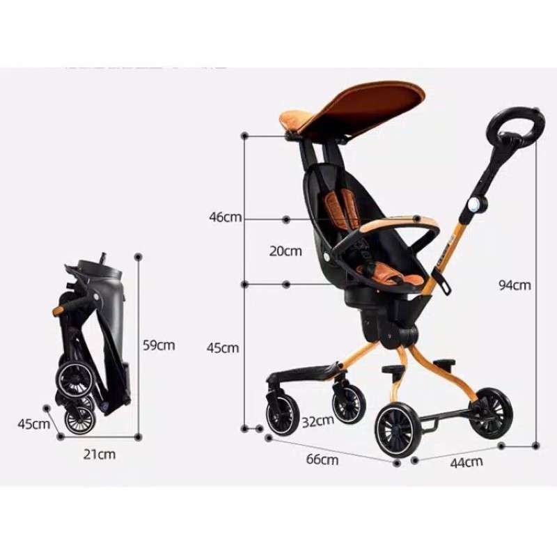 STROLLER BAYI MURAH MAGIC TRIKE STROLLER BAOBAOHAO V5B KERETA DORONG BAYI  STOLLER BAYI SEPEDA DORONG BAYI