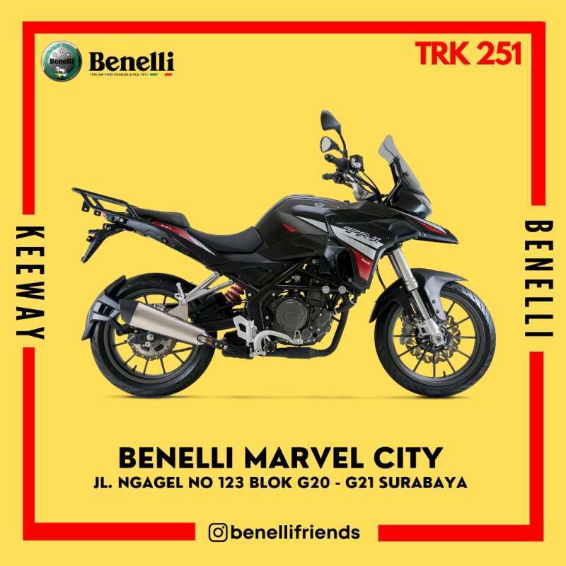 Jual benelli shop trk 251