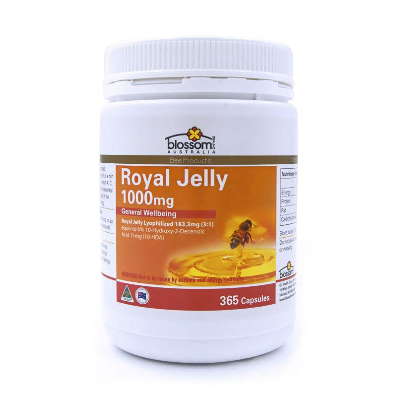 Jual Blossom Health Royal Jelly 1000mg 1 1 10 Hda Suplemen Kesehatan 365 Capsules Online Agustus 2020 Blibli Com
