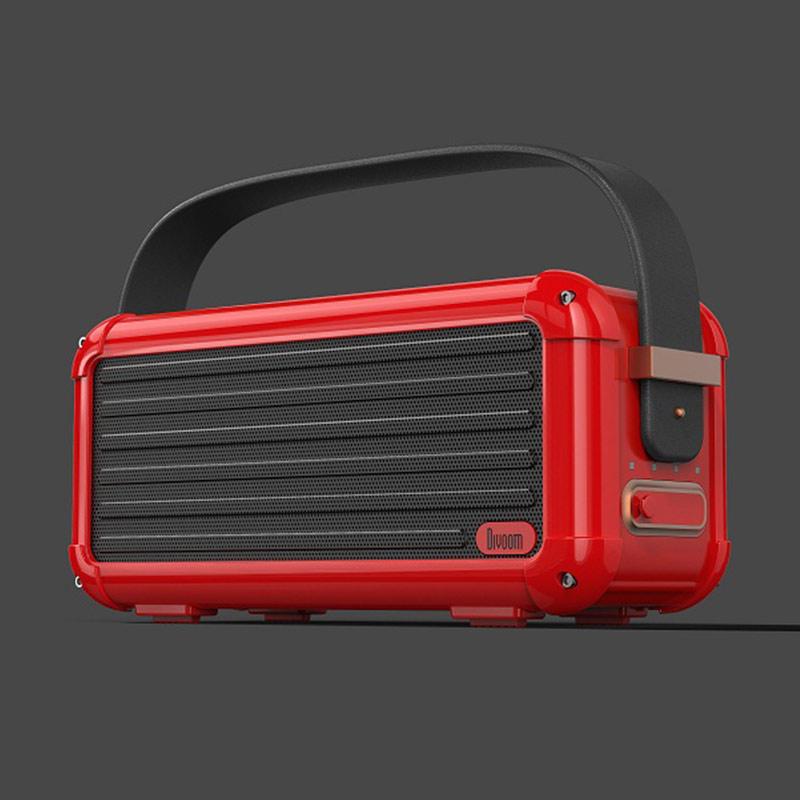 Divoom Mocha Bluetooth Speaker dengan Suara Surround 360° dan Desain Ramping, 10W Output, 3.000mAh Baterai. Cocok untuk Pengalaman Musik Luar Ruangan