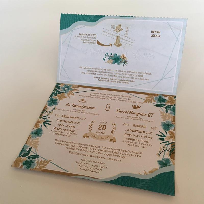 Jual Samara Card Java Signature 25 Blangko Undangan Pernikahan