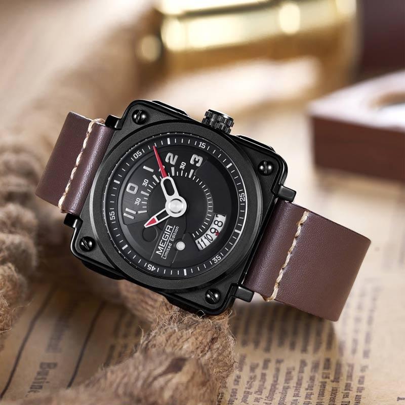 Jual Megir Analog Elegan Jam Tangan Pria Original Ml2040 Online Januari 2021 Blibli