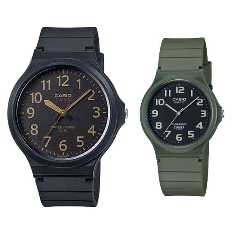 Promo JAM TANGAN COUPLE ORIGINAL CASIO MW 240 1B2 WITH CASIO MQ