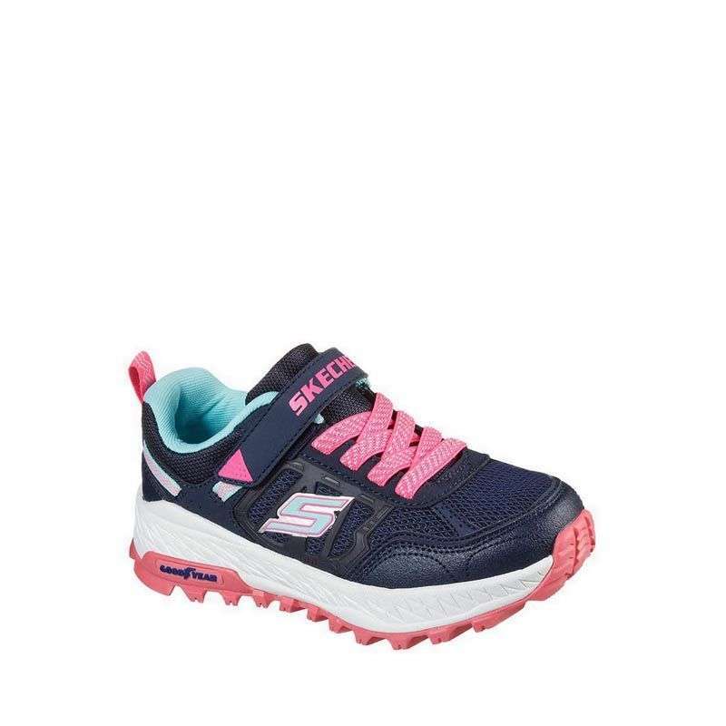 Girls navy cheap sketchers