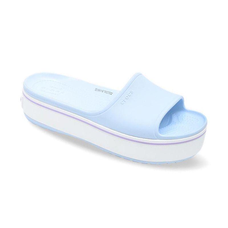 crocs crocband platform slide