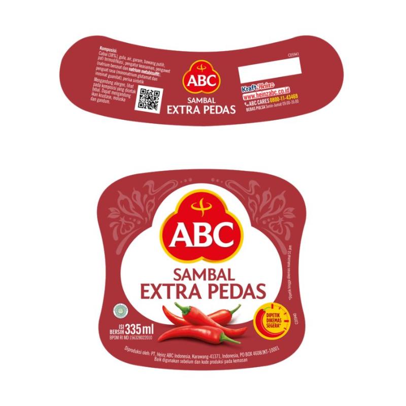 Jual Abc Sambal Extra Pedas 335 Ml Multipack 12 Pcs Online Mei