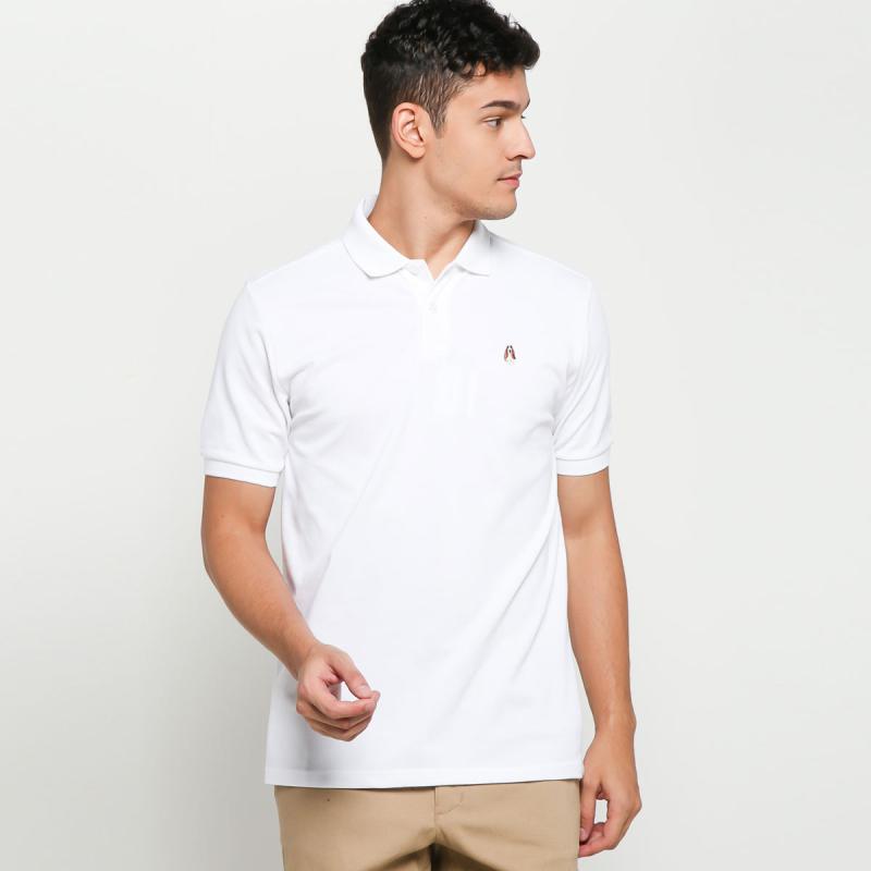 Jual Hush Puppies Men Waltz 7 Polo Shirts Pria White MK18511WH