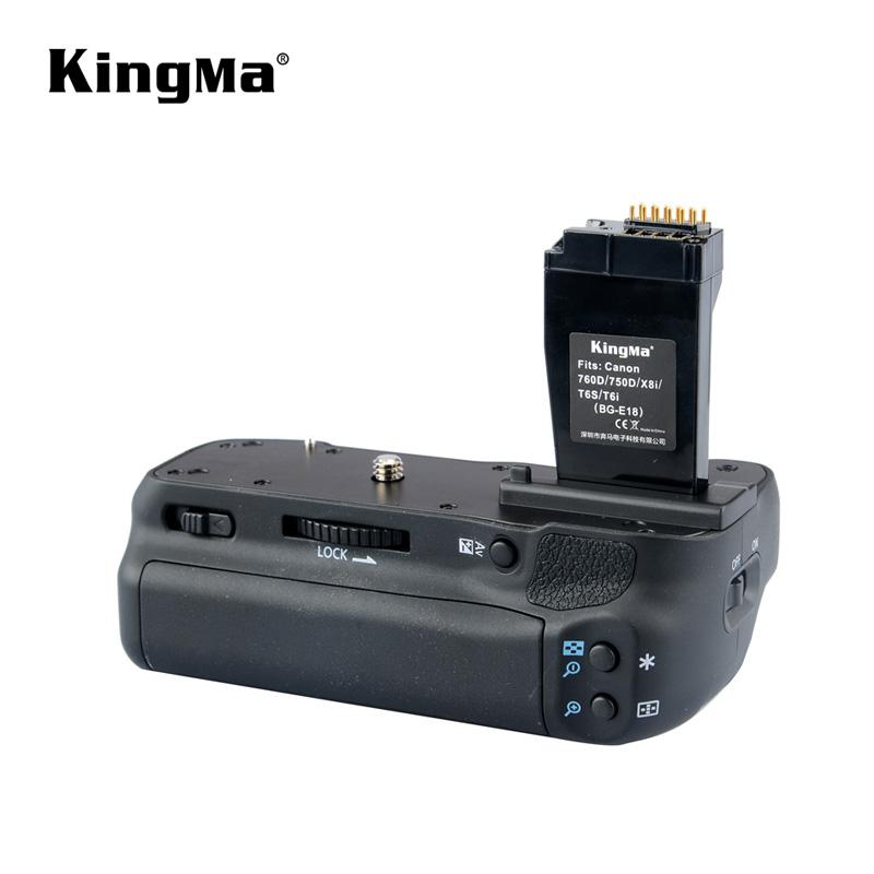 kingma bg e18 battery grip for canon eos 750d 760d work with lp e17