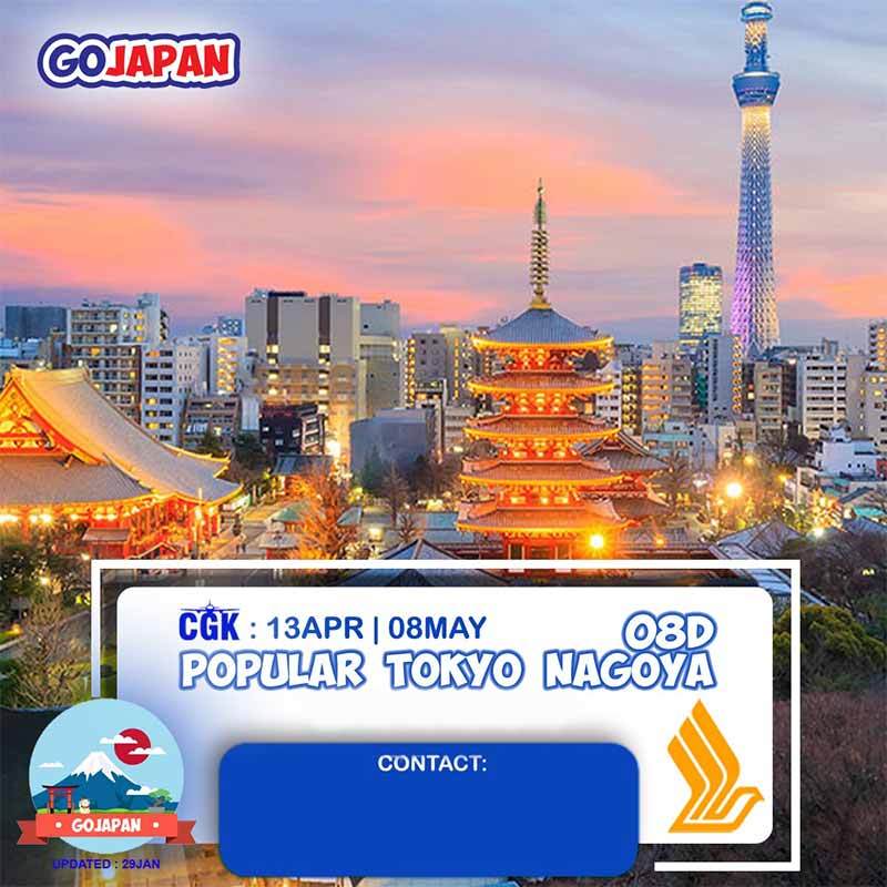 Jual Tx Travel Mekarwangi Gojapan Popular Tokyo Nagoya Strating Jakarta Paket Tour Luar Negeri 8 Day Online Maret 2021 Blibli