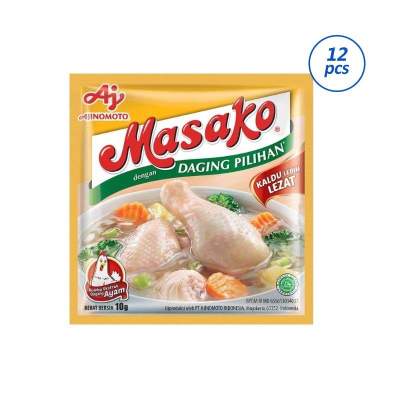 Jual Masako Ayam Penyedap Rasa 10 G 12 Pcs Online Januari 2021 Blibli
