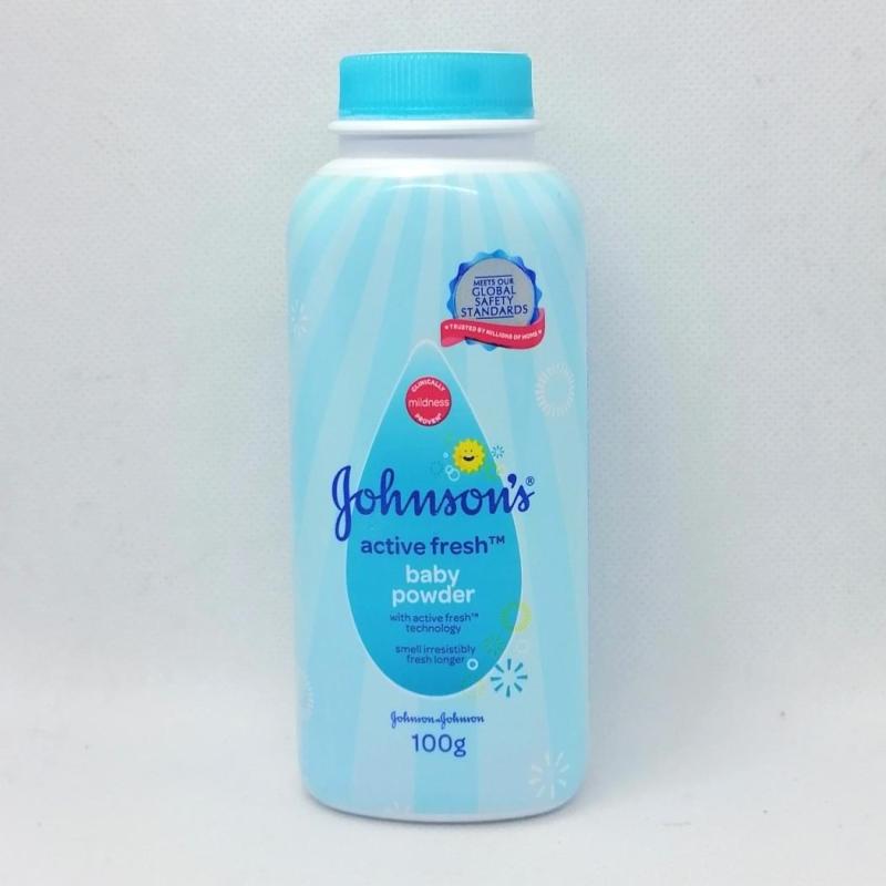 Jual Johnson s Baby Powder Active Fresh Bedak Bayi 100 gram di