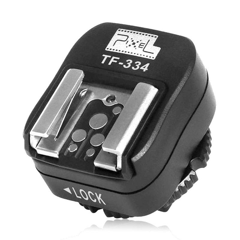 pixel tf 334 hot shoe converter for sony mi camera to canon nikon