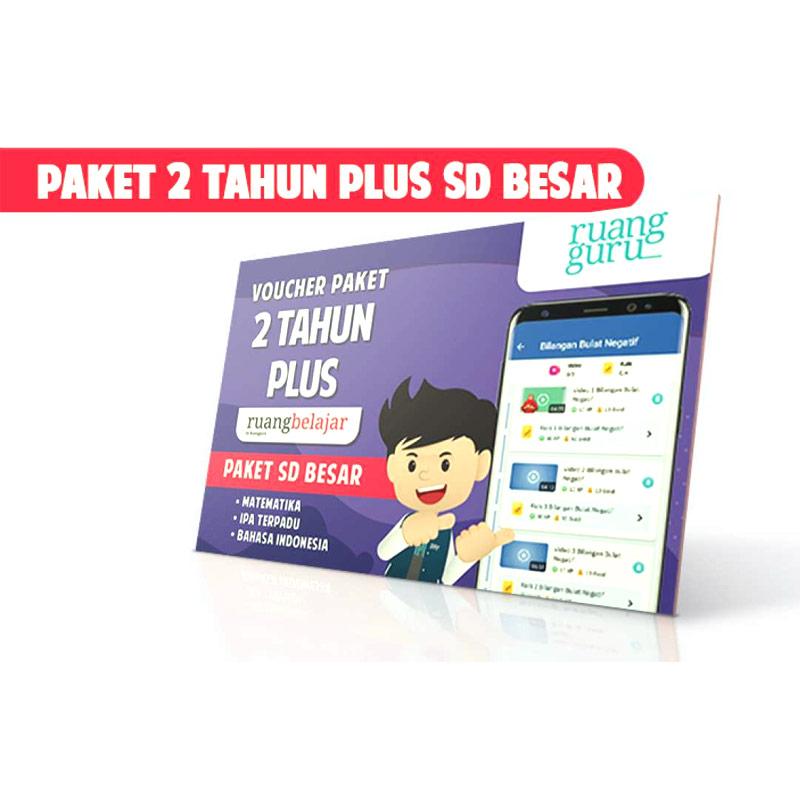 Jual Ruangguru Paket Bimbel Online Ruangbelajar E Ticket Kelas 4 5 6 Sd Besar 2 Tahun Plus Online September 2020 Blibli Com