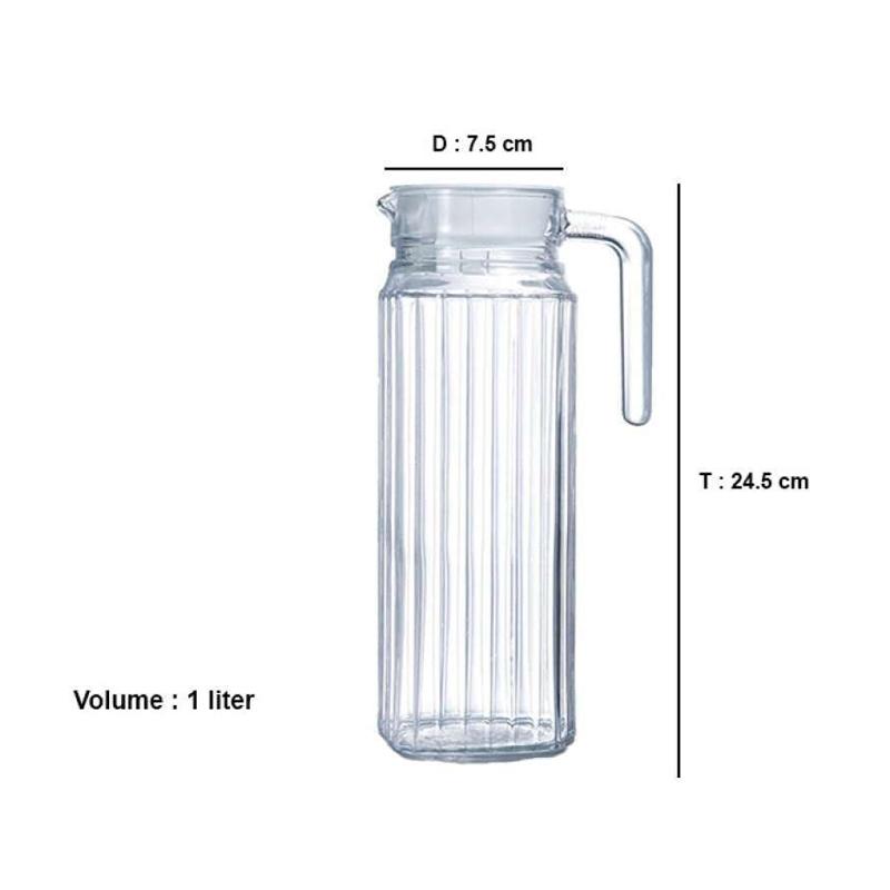 Jual Luminarc Quadro Jug Set Teko 1 L 0 5 L 2 Pcs Online Januari 2021 Blibli