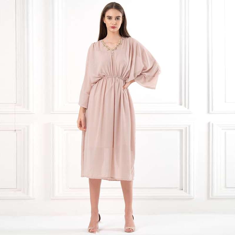 kimono sleeve formal dress