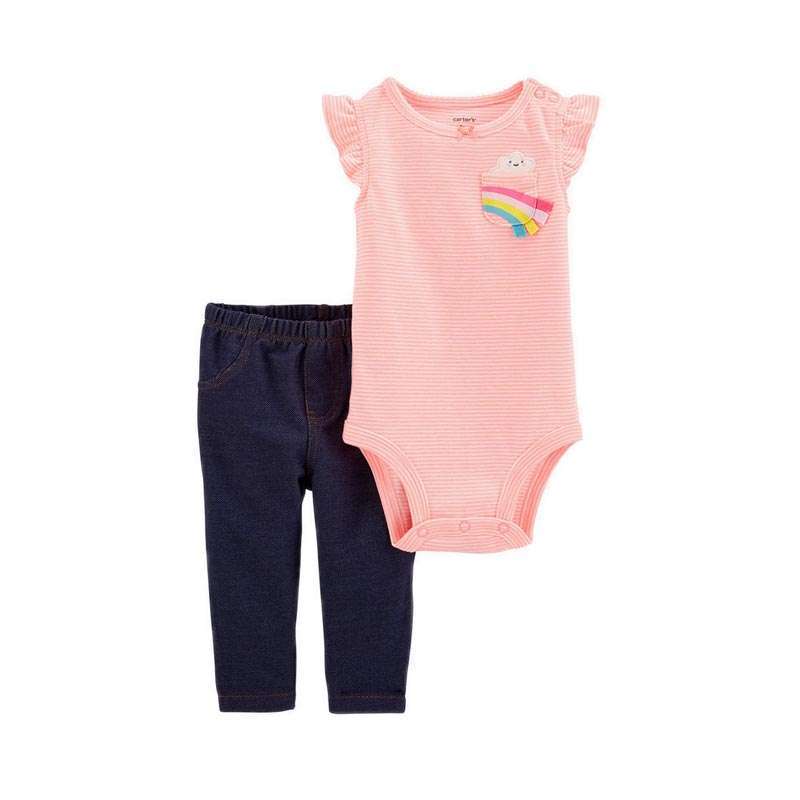 carter's rainbow onesie