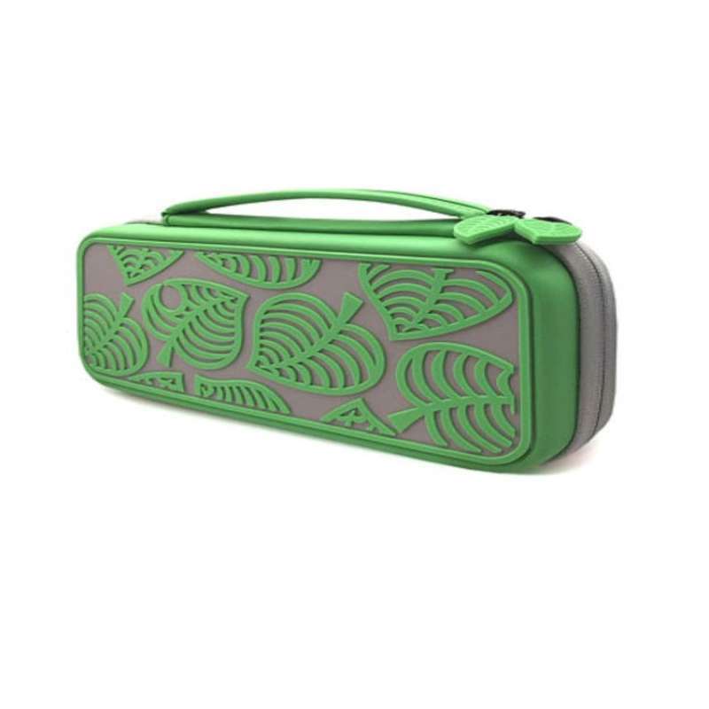 Hori Nintendo Switch Green Leaf Animal Crossing Carrying Storage Bag
