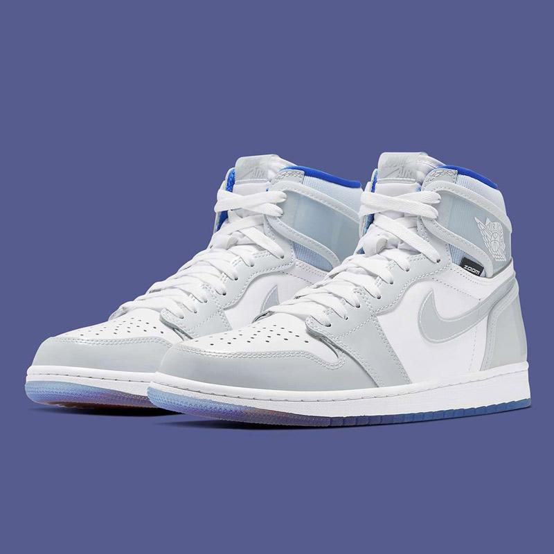 Jual NIKE Air Jordan 1 Retro High Zoom White Racer Blue Sepatu