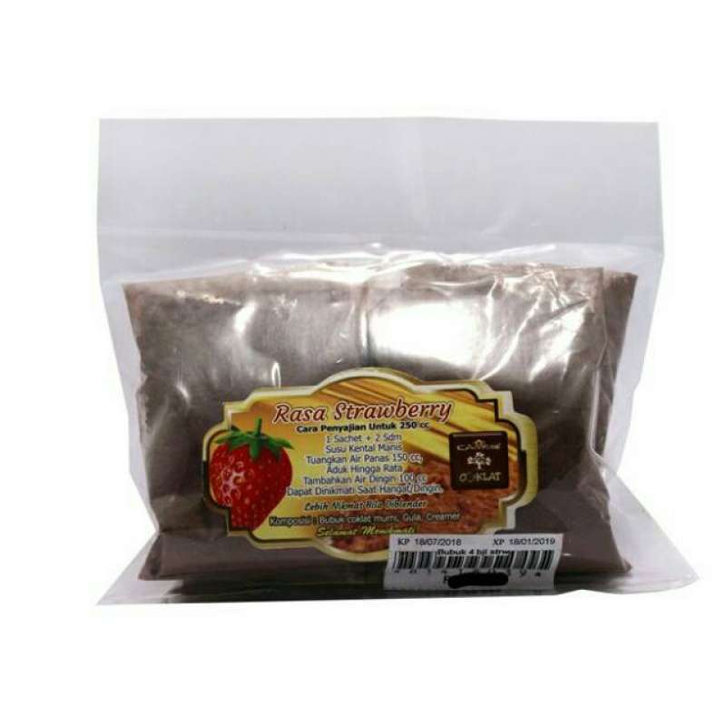 Coklat Bubuk Rasa Strawberry