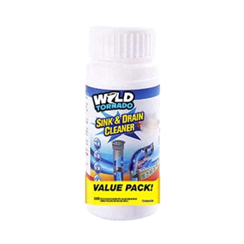 Wild tornado sink and drain outlet cleaner