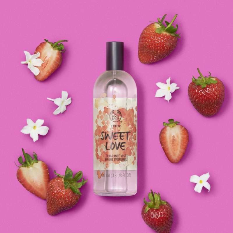 Jual The Body Shop Sweet Love Fragrance Mist 100 Ml Online September 2020 Blibli Com