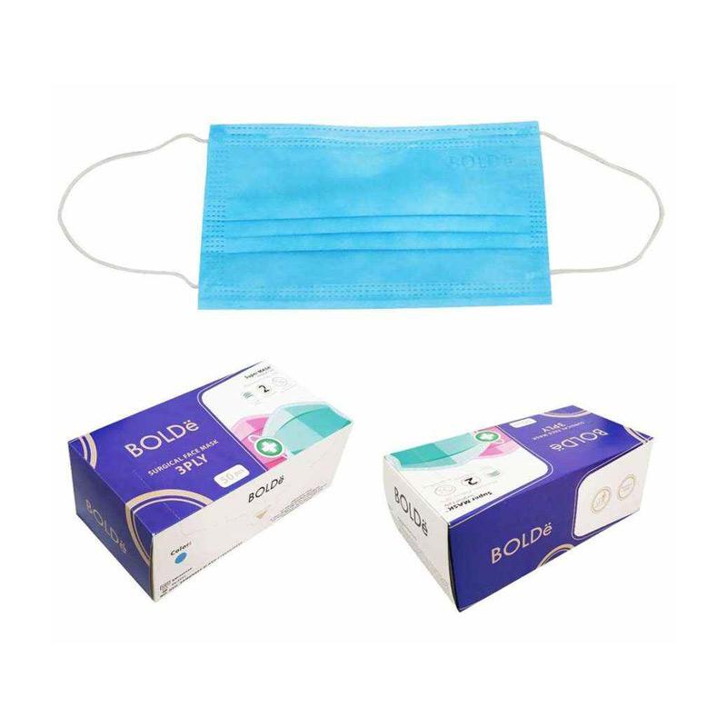 Jual Bolde Super Mask Surgical Masker Bedah 25 Pcs Pack 3 Ply Online Desember 2020 Blibli
