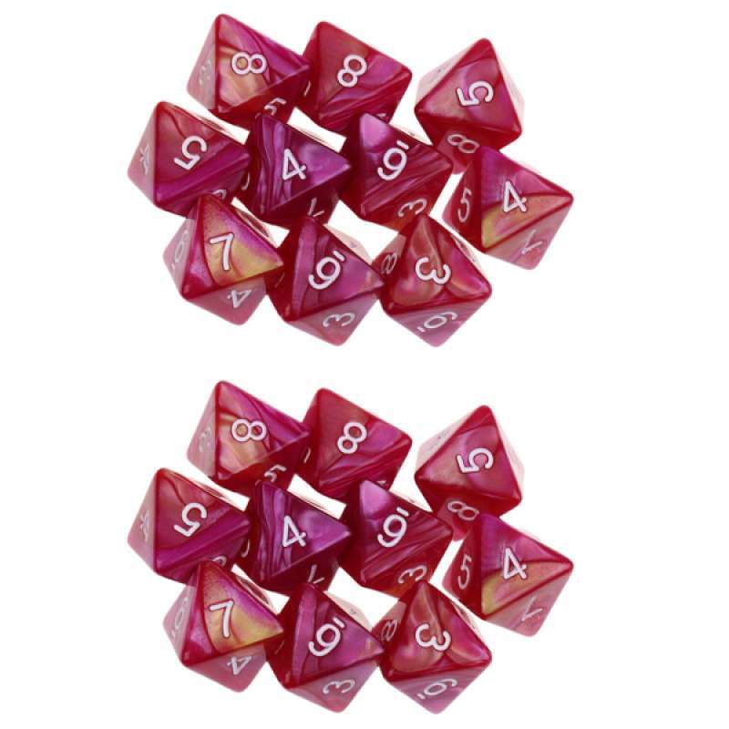 Jual Oem Multi Sided Dice Polyhedral Dice D8 For D D Rpg Mtc Table Games Pack Of 20 Online Desember 2020 Blibli