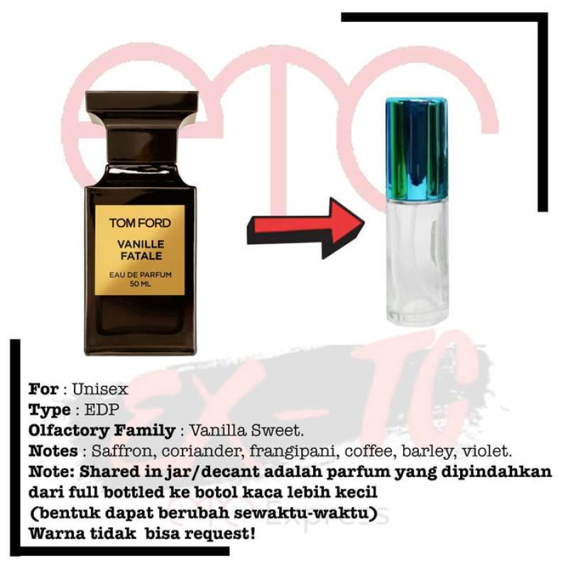 Jual Sample Size Vanille Fatale Tom Ford EDP 10ml Unisex di Seller