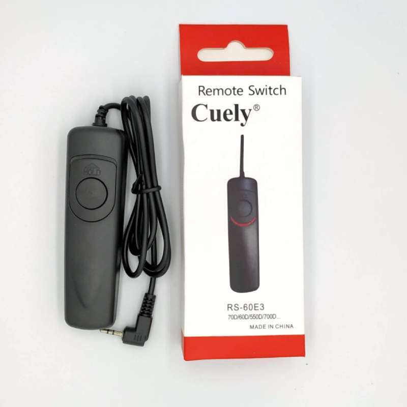 cuely remote shutter release rs 60e3 for canon 1000d 600d 500d 60d