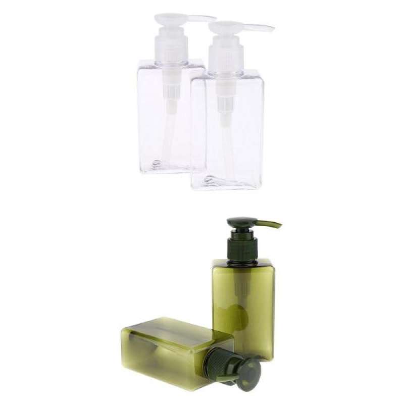 Jual 4x 150ml Pet Empty Pump Containers For Shampoo Emulsion Green Clear Online November 2020 Blibli Com