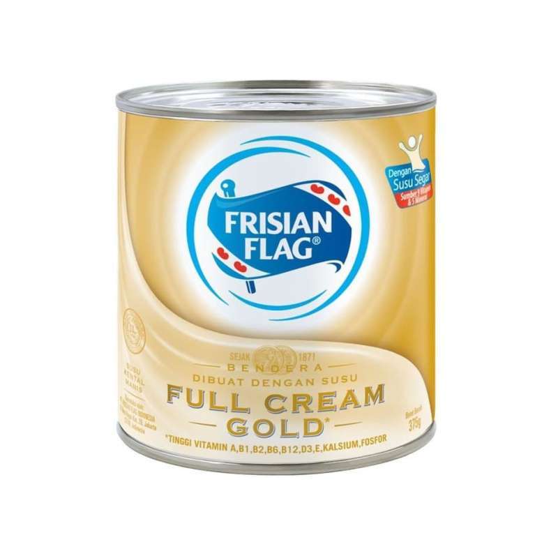 Jual Frisian Flag Sweetened Condensed Milk Susu Kental Manis Full Cream Gold 370 G Online November 2020 Blibli
