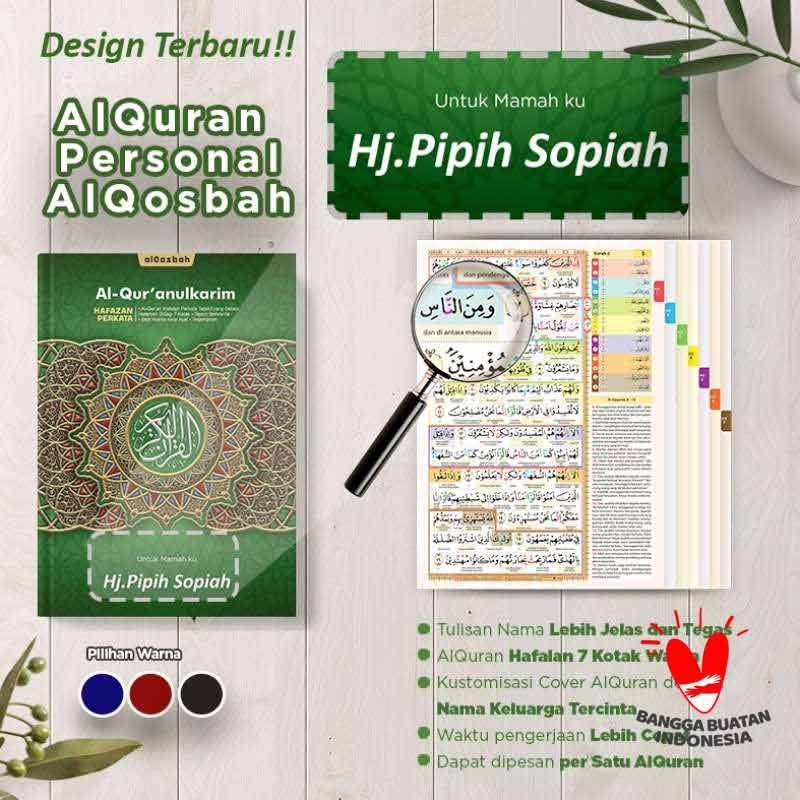 Jual Pre Order Penerbit Al Qosbah Al Qur An Hafazan Custom B6 A5 Online November 2020 Blibli Com