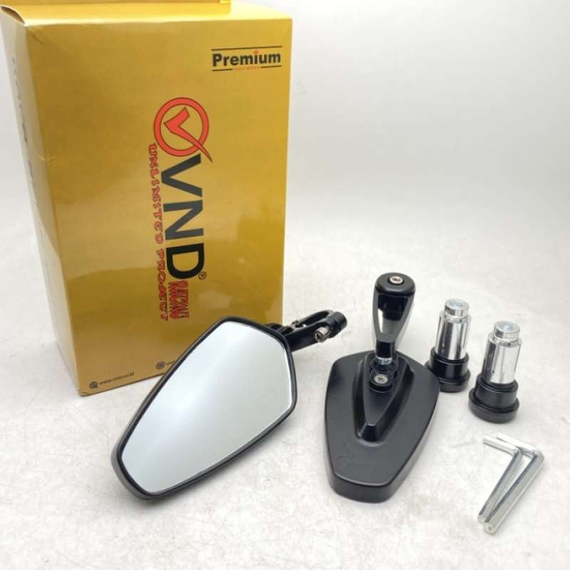 Jual VND Spion Jalu Lipat Bar End Oval Cnc for Nmax Aerox Vario