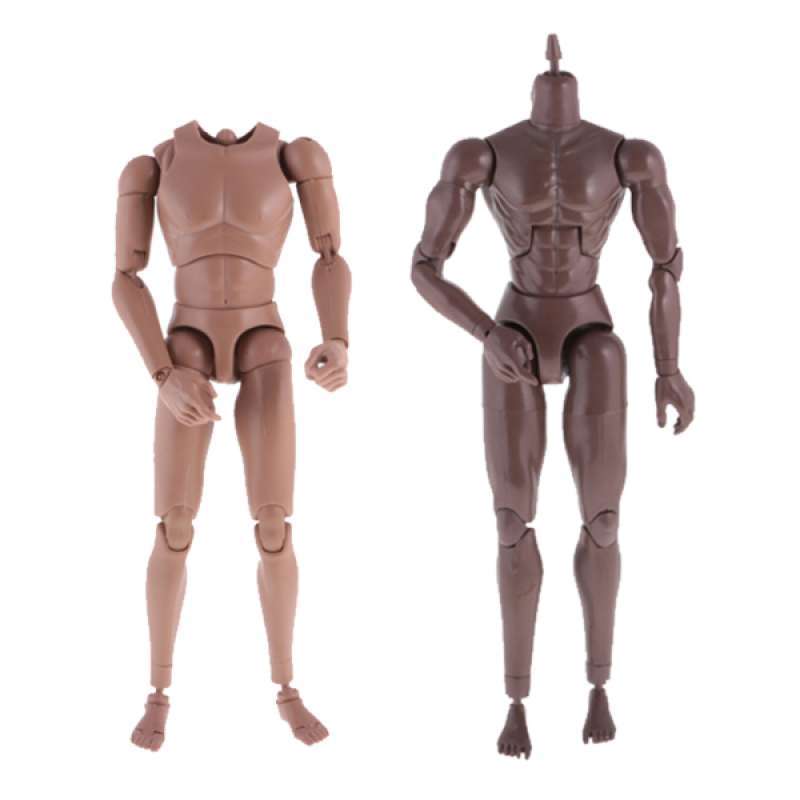 Black Wide Shoulder 1:6 Scale Action Figure Male Body Toy for TTM18 TTM19