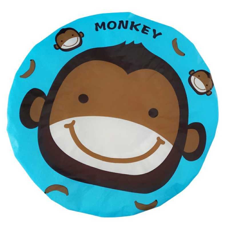 Monkey shop shower cap