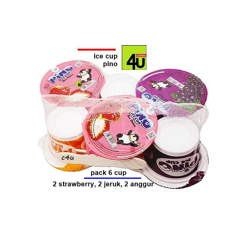 Jual Pino Ice Cup Es Sirup Rasa Buah 6 Cup Online Oktober 2020 Blibli Com